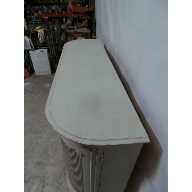 Swedish Gustavian Style 3 Door Sideboard For Sale - Image 4 of 11