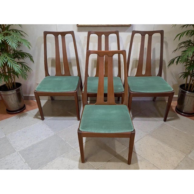 Mid-Century Dining Chairs in Teak from Nathan, 1960s, Set of 4 For Sale - Image 4 of 18