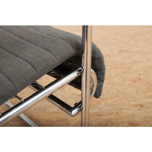 Lounge Chair in Chrome-Plated Tubular Steel, 1936 For Sale - Image 7 of 12