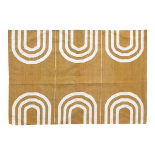 Oriane Rug, 5x8, Mustard For Sale
