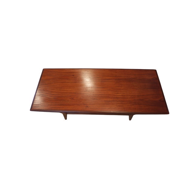 Mid-Century Modern Danish Teak Coffee Table with Magazine Rack, 1960s For Sale - Image 3 of 12