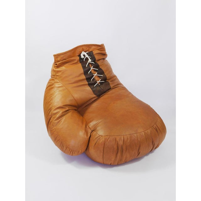 Leather Boxing Glove Chair attributed to Susi & Ueli Berger for de Sede, Switzerland, 1970s For Sale - Image 4 of 18