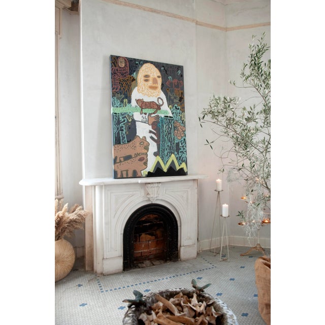 Contemporary Hungarian Pop Art Graffiti Painting by Kovacs Budha Tamas For Sale - Image 4 of 12