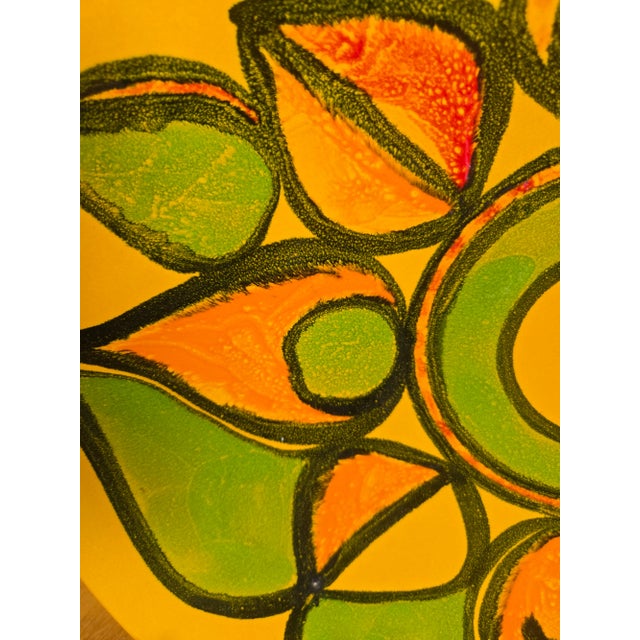 Mid-Century Modern VIntage Poole of England Hand Painted Plate For Sale - Image 3 of 8