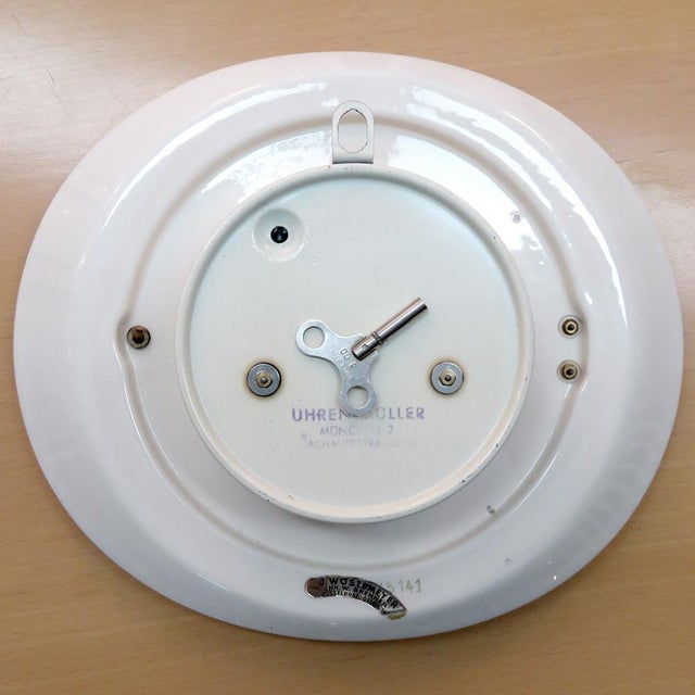 Junghans Germany Wall Clock, 1950 For Sale - Image 10 of 10