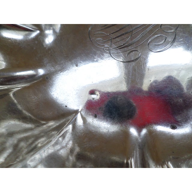 Silver Antique Art Nouveau Brainard Silver Co. Sterling Ornate Bow 11.5" X 3.5" For Sale - Image 8 of 13