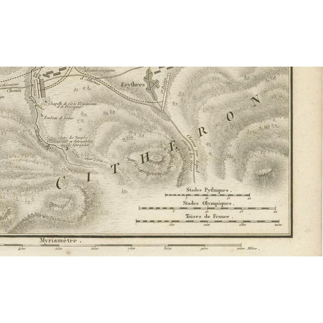 Ancient Greece Battle of Plataea Military Map from Ambroise Tardieu, 1825 For Sale - Image 6 of 9