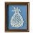 Mid 20th Century Miniature Framed Crochet Pineapple For Sale