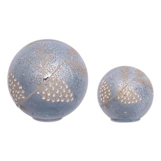 LED Pinecone Globe (Set of 2) For Sale