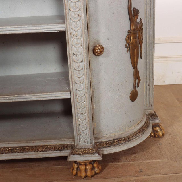 French Marble Top Sideboard, 1890s For Sale - Image 5 of 13