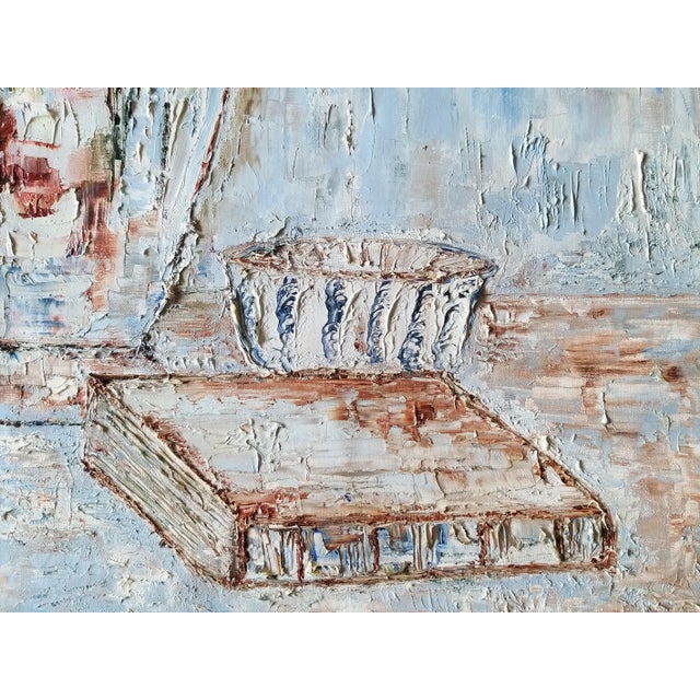 "The Roses" Contemporary Original Expressionist Still Life Painting For Sale - Image 6 of 8