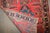 Persian Mini Red Blue Persian Sarouk Rug no. j4179 For Sale - Image 3 of 3