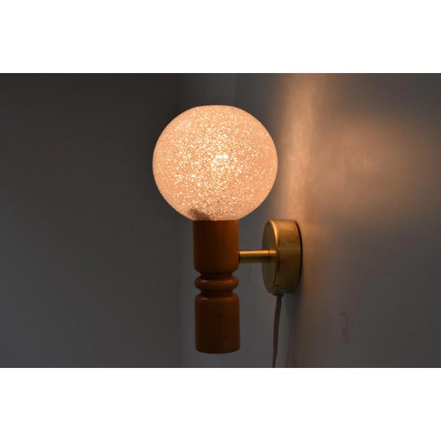 Mid-Century Wall Lamp attributed to Zilina, 1970s For Sale - Image 10 of 13