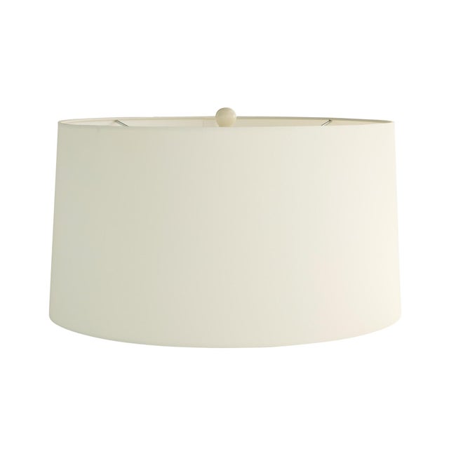 Metal Arteriors Home Miriam White Ceramic Lamp For Sale - Image 7 of 9