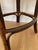 Palecek Late 20th Century Palecek Rattan & Leather Swivel Bar Stool | Bay Area Trade Brand For Sale - Image 4 of 5