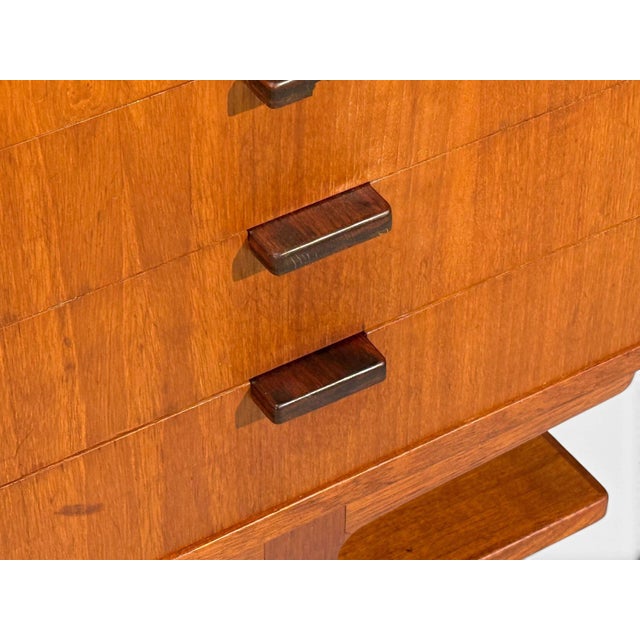 Axel Bäck Attr., Monumental Sideboard, Teak, Rosewood, Sweden, 1950s For Sale - Image 10 of 15