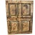 Farmhouse Vintage Indian Haveli Teak Wood Shutter | Distressed Wall Art Panel | Rustic Farmhouse Decor | Reclaimed Wooden Window Frame Wall Hanging For Sale - Image 3 of 6