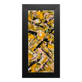 2026 Mark Lewis Original Vertical Abstract Painting - Cy Young Heritage For Sale