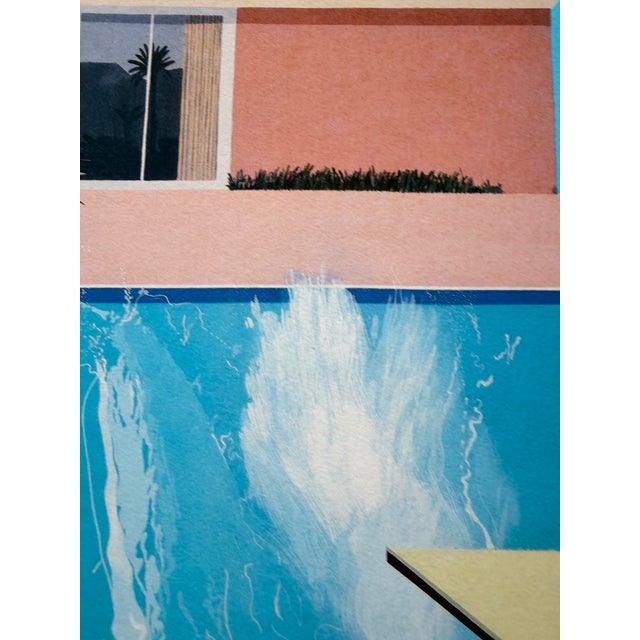 David Hockney, "A Bigger Splash", 1967, Forty Years of Modern Art Exhibition at the Tate London, Copyright David Hockney, Printed in Uk For Sale - Image 13 of 16