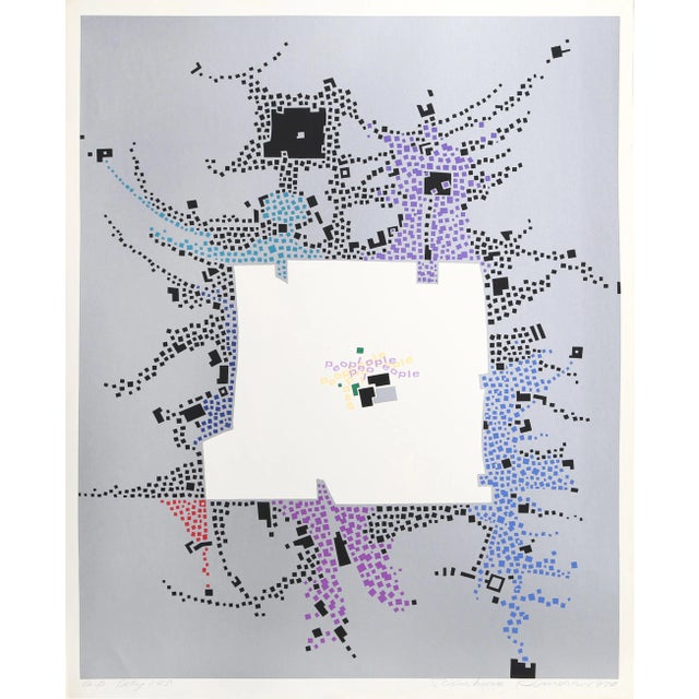 Risaburo Kimura, City 145, Silkscreen For Sale