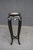 Wood Chinese Carved Hardwood Plant Stand With Pink Marble Top For Sale - Image 7 of 9