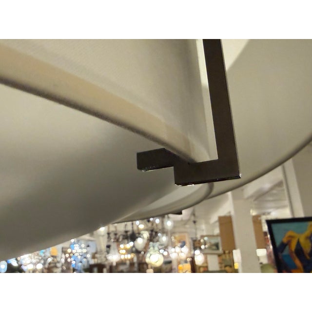 Off-white Hubbardton Forge Exos Double Shade Semi-Flushmount For Sale - Image 8 of 12