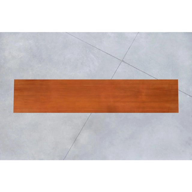 Scandinavian Modern Teak Tambour Door Credenza by h.w. Klein for Bramin For Sale - Image 11 of 12