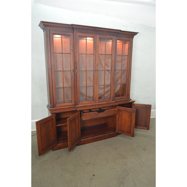 Lexington Bob Timberlake Solid Cherry China Breakfront or Bookcase Chairish