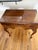 Queen Anne English Georgian Style Burl Lowboy Table or Chest, A Pair For Sale - Image 4 of 8