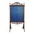 Victorian Barley Twist Rosewood Bead Embroidered Peacock Fireplace Screen C1870 For Sale - Image 10 of 11