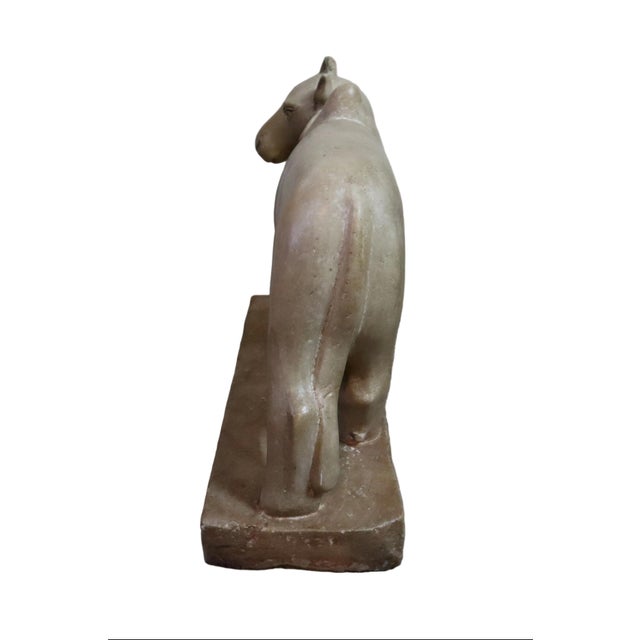 Stone Hindu Hand Carved Marble Nandi Brahman Bull Statue For Sale - Image 7 of 14
