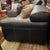 Calia Italia Leather Sofa, Black For Sale - Image 12 of 12