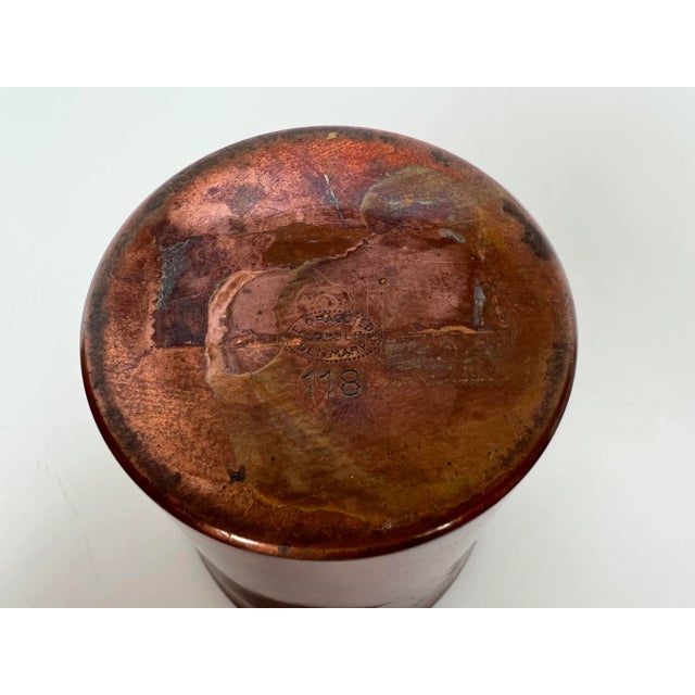 Modernist Copper Cup by Ernst Dragsted For Sale - Image 9 of 12