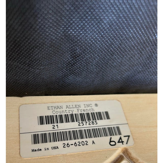 1990s Ethan Allen French Country Armchair For Sale - Image 11 of 11