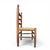 Textile Vintage Provicial Ladderback Children's Chairs with Rush Seat, 1930s, Set of 3 For Sale - Image 7 of 18