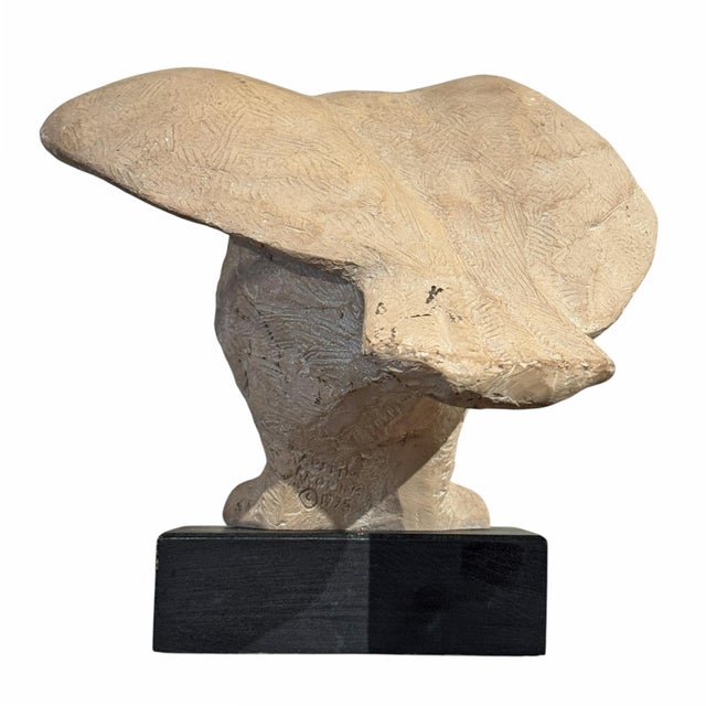 1970s Vintage Snow Owl Sculpture by Klara Sever For Sale - Image 5 of 12