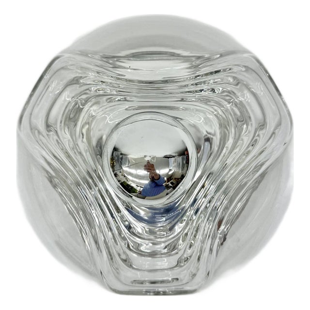 Wave Glass Wall Lamp from Peill & Putzler, 1970s For Sale