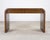 Karl Springer Karl Springer-Style Organic Modern Grasscloth Waterfall Desk For Sale - Image 4 of 18