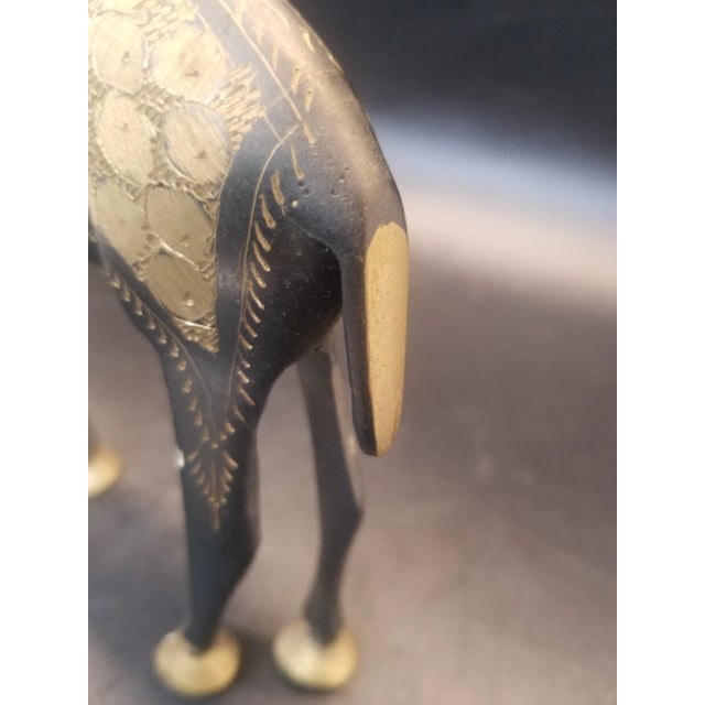 Figurative Vintage Brass Camel Figurine For Sale - Image 3 of 4