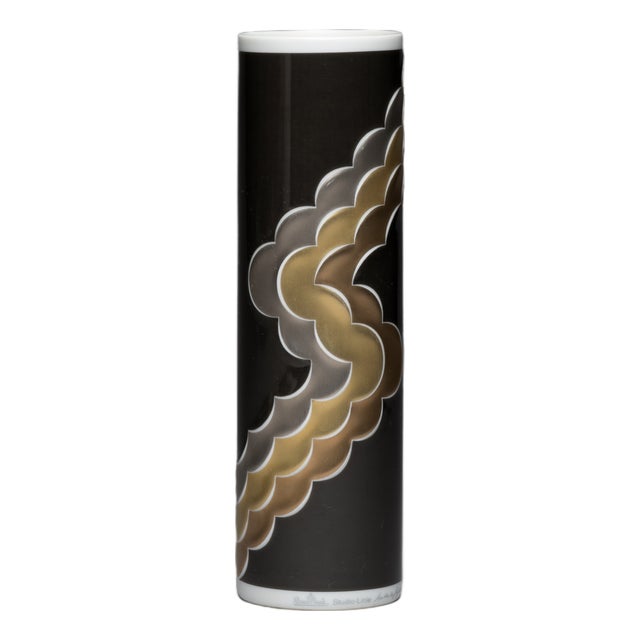 Porcelain Bewegung Vase by Natale Sapone for Rosenthal, 1976 For Sale