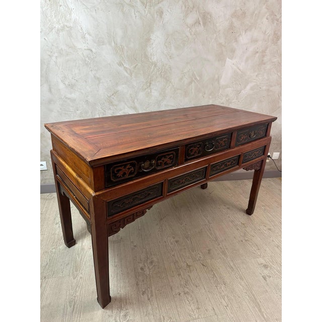 Late 19th Century Antique Chinese Console Table, 1890 For Sale - Image 5 of 15