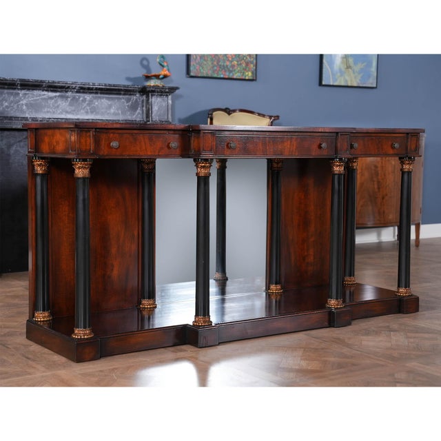 1980s Vintage John Scalia Console Table For Sale - Image 11 of 12