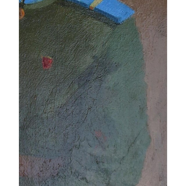 Soviet Soldier Portrait, Original Oil Painting on Cardboard, Ukrainian Art 40,5-32 For Sale - Image 6 of 6