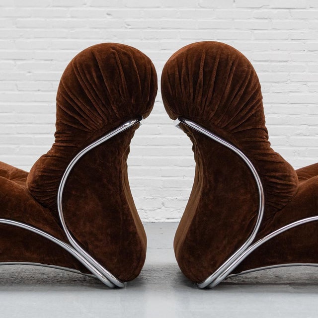 Italian Corolla Lounge Chair by I.P.E, 1970s For Sale - Image 12 of 18