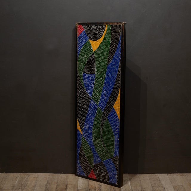 Vintage Mosiac Tile Console, Coffee Table Top or Art Piece For Sale - Image 4 of 5