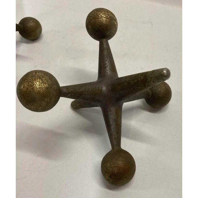 Bill Curry Jacks Sculptures Bookends Paperweights for Design Line Vintage C.1967 For Sale In Palm Springs - Image 6 of 9