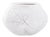 Faux Bois Round Bowl in a White Washed Polyresin For Sale