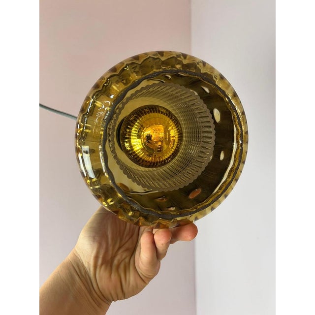 Hanging Lamp in Copper & Glass from Raak For Sale - Image 6 of 11