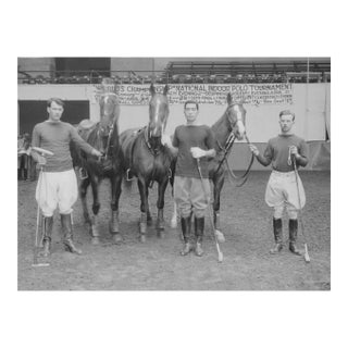 1934 Polo Players and Horses Photograph For Sale