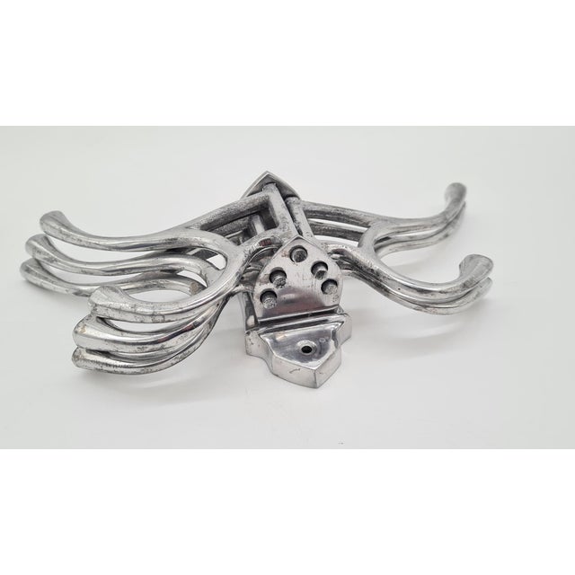 Vintage Aluminum Wall Hanger, 1960s For Sale - Image 6 of 10